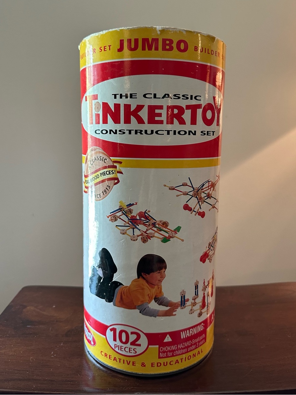 Tinker toys • Jumbo set • wooden and plastic • kids